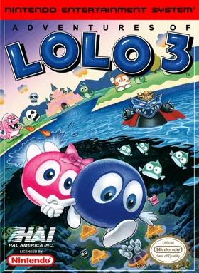 Adventures of Lolo 3 (USA) box cover front